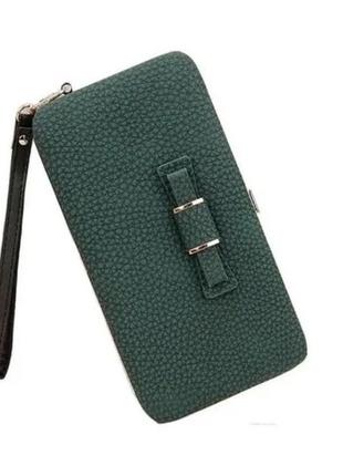Кошелек baellerry pidanlu n1330, практичный женский кошелек. цвет: зеленый