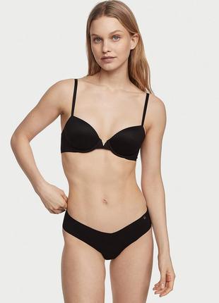 Набор трусики стринги victoria’s secret бесшовные  оригинал  виктория сикрет цвет трусиков на выбор2 фото