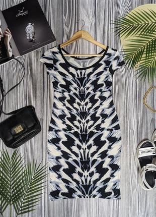 Трикотажное пятнистое платье из вискозы dorothy perkins #60