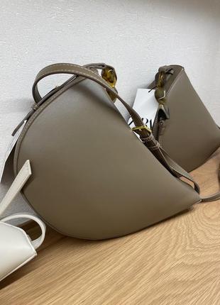Сумка зара zara асимметричная на плечо через плечо