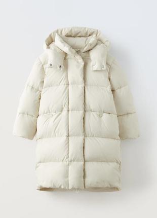 Розпродаж/ пуховик/ довгий пуховик/ zara// 152