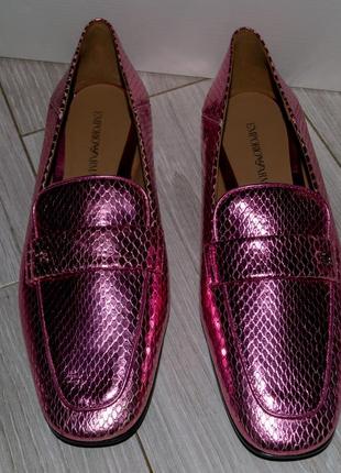 Лоферы emporio armani