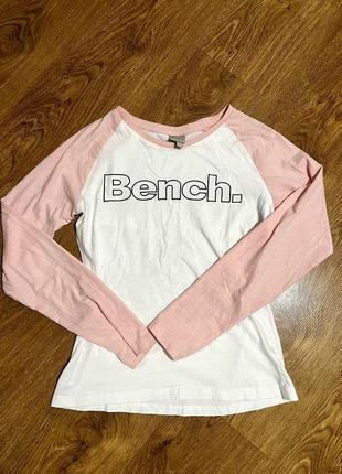 Светр жіночий bench  легкий та комфортний біло рожевий
