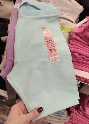 Нові шорти велосипедки блакитні розмір с primark
