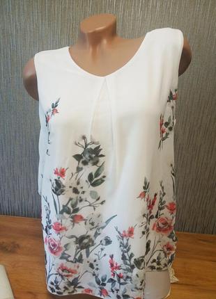 Распродажа женская кофточка безрукавка майка на подкладке, б/у в очень хорошем состоянии