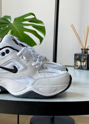 Кроссовки nike m2k tekno white black9 фото