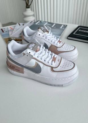 Жіночі кросівки air force shadow peach😻