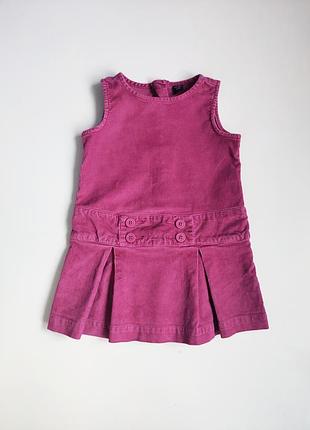 Вельветовый сарафан на девочку gap