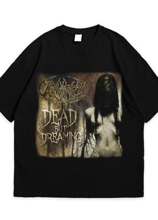 Футболка с принтом carnifex dead but dreaming xxxl черный