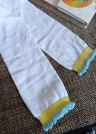 Дитячі білі гольфи патріотичні підколінки святкові підколінники 26-30 розмір