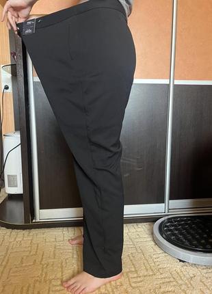 Новые базовые шикарные женские классические базовые брюки брючки штаны батал стрейч 224 фото