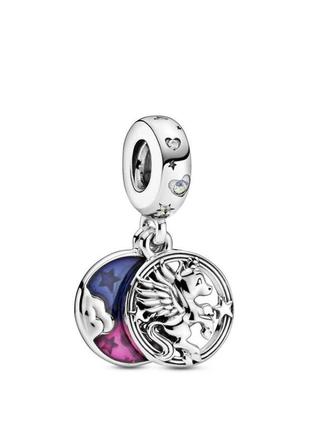 Шарм pandora единорог двойной
