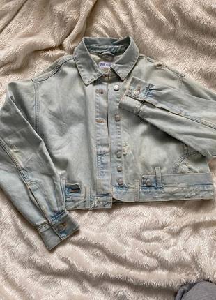 Джинсовка zara