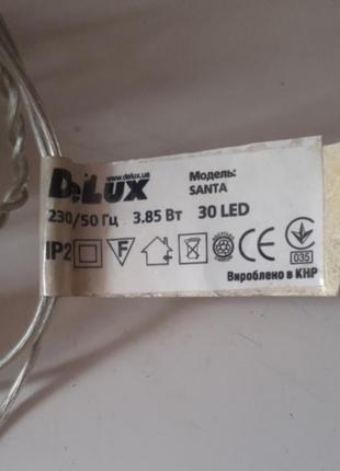 Гирлянда delux santa 30 led
