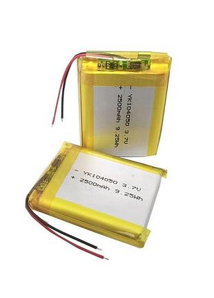 Акумулятор літій-полімерний 2500mah 3.7 v 104050