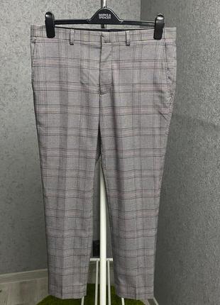 Серые брюки от бренда burton