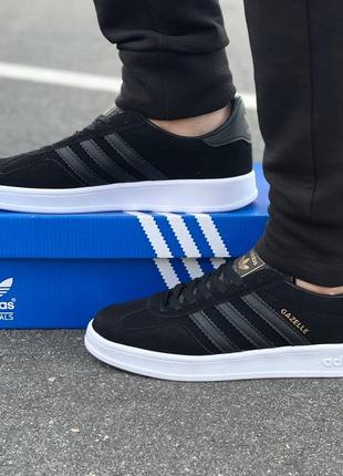 Мужские черные кроссовки adidas адидас5 фото