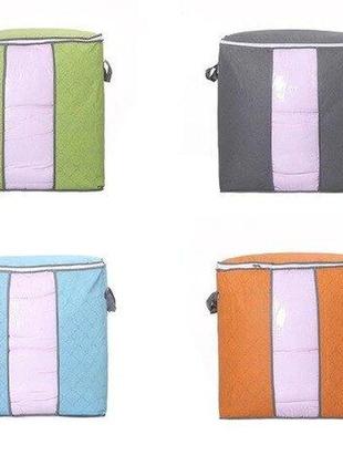 Органайзер кофр для зберігання постільного та одягу7 фото