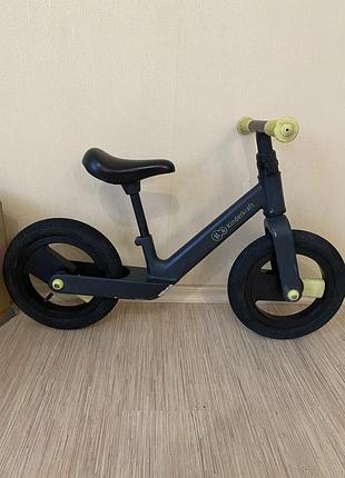 Дитячий велобіг kinderkraft black volt