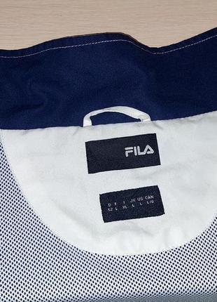 Шикарная олимпийка синего цвета в белую полоску fila, 💯 оригинал, молниеносная отправка