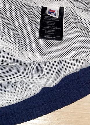 Шикарная олимпийка синего цвета в белую полоску fila, 💯 оригинал, молниеносная отправка