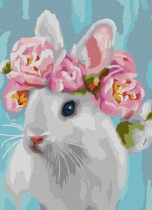 Картина за номерами идейка білий кролик © джулія томеско 40x50см без коробки kho4494 набір для розпису за цифрами