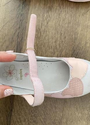 Туфли школьные на девочку kapika 29 размер2 фото