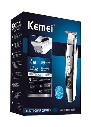 Профессиональный триммер, окантовочная машинка kemei km-5027