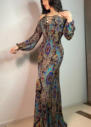 Распродажа cукня glamorous со шнуровкой принт пейсли