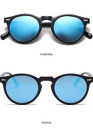 Сонцезахисні поляризаційні окуляри ретро zolman c. 12 black/blue