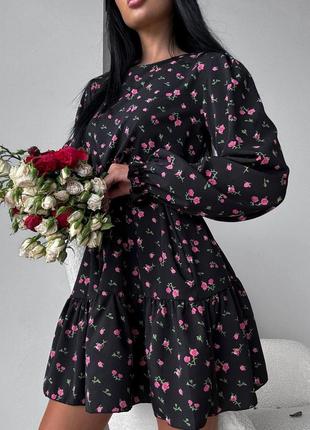 Сукня у квіткових принтах🌷