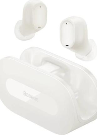 Беспроводные bluetooth наушники baseus bowie ez10 white (a00054300226-z1)
