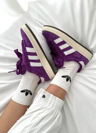 Женские кроссовки в стиле adidas campus “purple skate” premium.3 фото