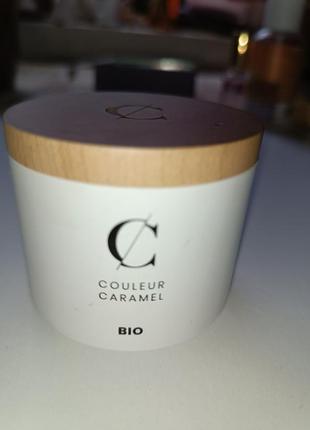 Мінеральна розсипчата пудра для обличчя couleur caramel bio high definition silk powder, 12 г