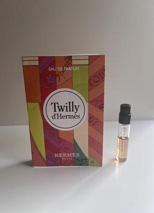 Пробник парфюмированные воды twilly d`hermes. 2ml. оригинал