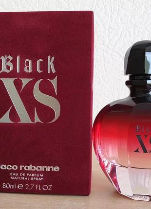Paco rabanne black xs pour femme eau de parfum 2018💥оригинал 3 мл распив аромата затест