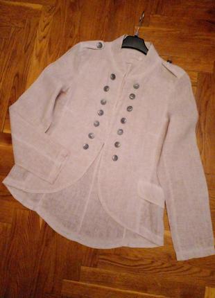 Легкий блейзер, жакетець з льону 38-40р