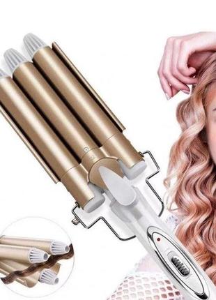 Плойка для волосся kemei km 1010