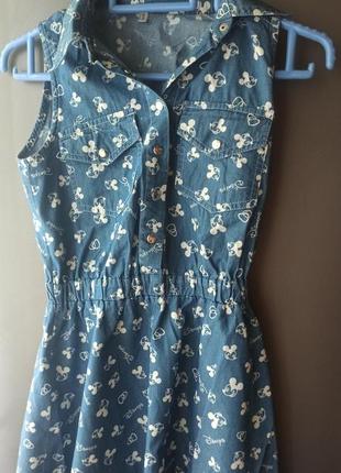 Летнее платье на девочку размер s