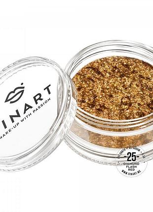 25 diamond flash red sinart слюда