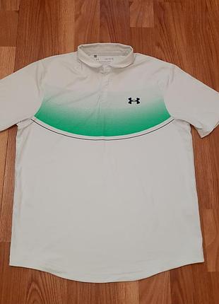 Чоловіча унікальна спортивна футболка поло under armour оригінал