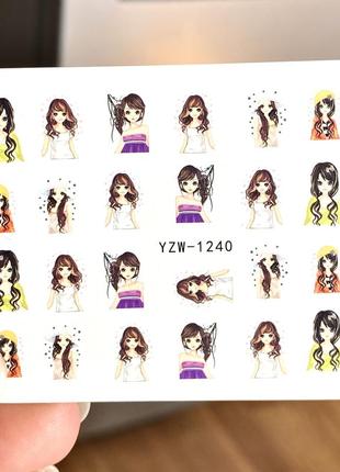 Водный слайдер-наклейка для маникюра