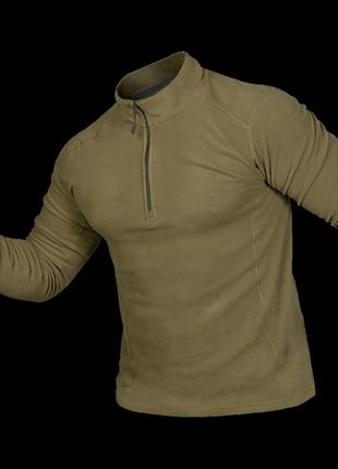 Camotec флисовая кофта hawk tan, военная флисовая кофта, тактическая флиска, мужская армейская кофта хаки