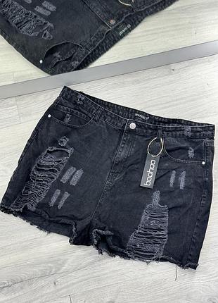 Джинсовые шорты boohoo