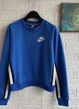 Свитшот кроп топ nike nsw з лампасами рxs-s топик