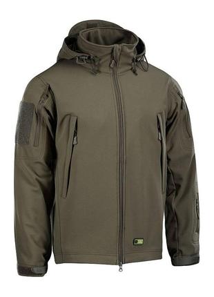 M-tac куртка soft shell olive, военная теплая куртка, мужская армейская куртка, тактическая зимняя куртка2 фото