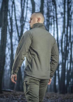 M-tac куртка soft shell olive, военная теплая куртка, мужская армейская куртка, тактическая зимняя куртка7 фото