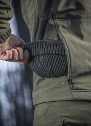 M-tac куртка soft shell olive, военная теплая куртка, мужская армейская куртка, тактическая зимняя куртка9 фото