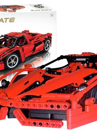 Конструктор спорткар, конструктор ferrari, конструктор "техника",конструктор 1398 элементов