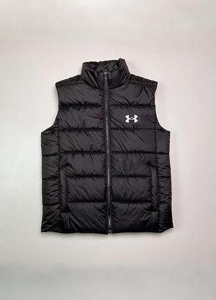 Мужская демисезонная осенняя весенняя жилетка безрукавка under armour